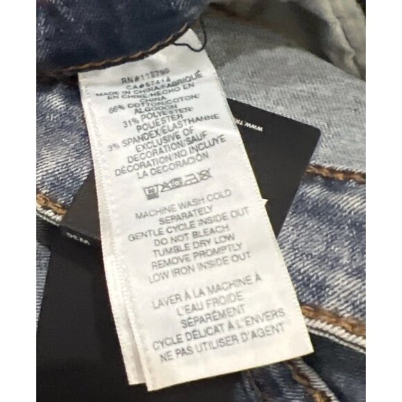 NWT TRUE RELIGION Denim Jeans BECCA Mr. Big T Mid Rise Bootcut 30 MSRP$199 - Picture 9 of 12
